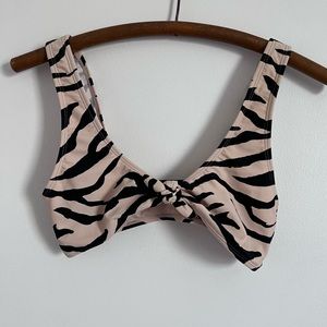 Zebra Print Bikini Set